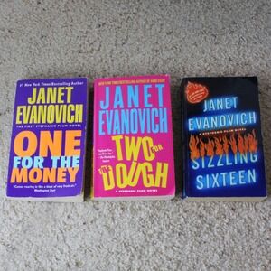 Janet Evanovich Stephanie Plum Book Lot 3 Paperback Mystery Y2K Beach Read Humor